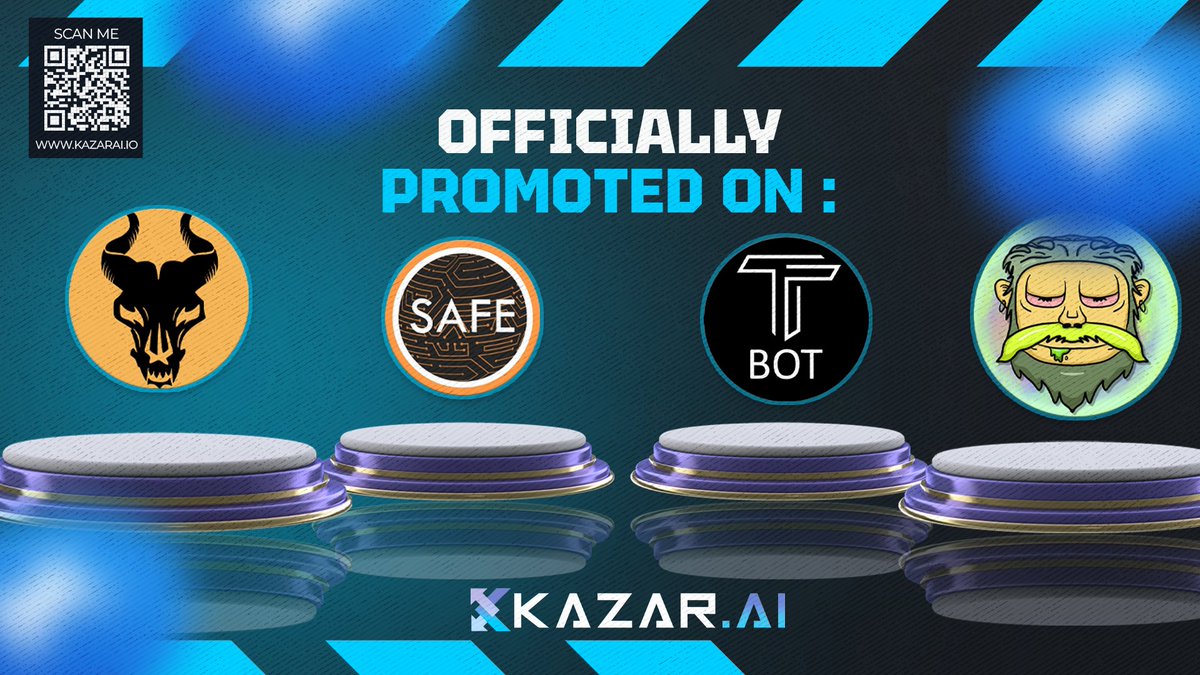 KAZAR AI: KAZAR AI PROMOTIONS

✅KAZAR AI  is promoted on Safe Analyzer Bot,  TTF Bot, Rick Bot, and Proficy Bot .

👉WHAT IS KAZAR AI ?

💎 KAZAR AI is a cryptocurrency trading platform that uses advanced artificial intelligence to offer automated trading bots, comprehensive