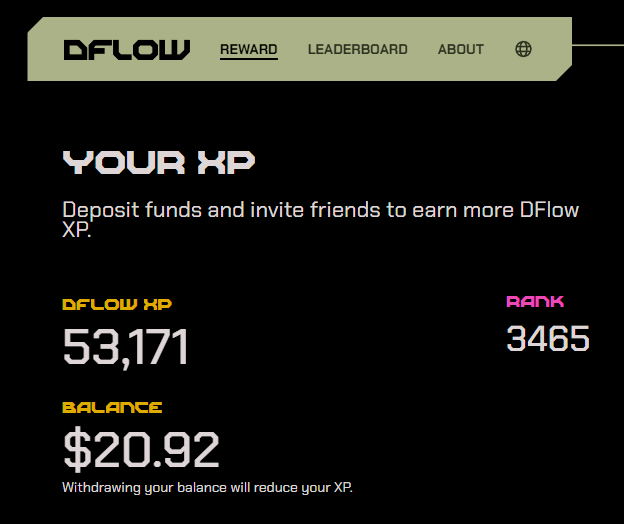 AirdropBAYC's tweet image. DFLOW invite code : JKSVCR
Code dflow for juggernauts: Q92R2Z
 Daily XP is live now 👋
🔥Accrue $DFlow XP daily when you pre-fund your account If you have not joined Airdrop yet, then some invite code.  #DFlowcodes #dflow