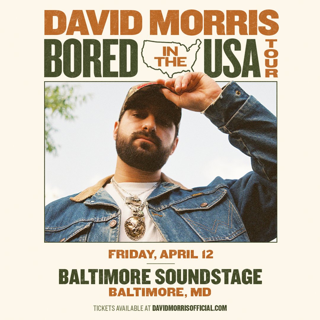 TONIGHT! @David_Morris with special guest @JakeBanfield live at the club! Tickets available online and at the door 🤠 ticketmaster.com/david-morris-b…