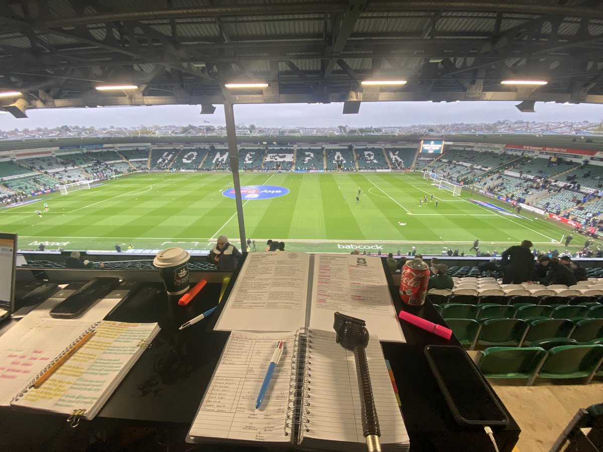 #LCFC | Home Park Stadium 📍 Huge game at both ends of the Championship table. Hear every moment on @BBCRLSport with me and @_mattpiper from 8pm 📻