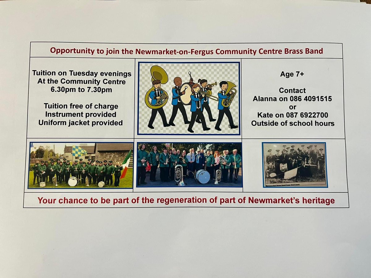 NoF_CommForum's tweet photo. A great opportunity to learn and play music. https://t.co/g4bSbKCJYC