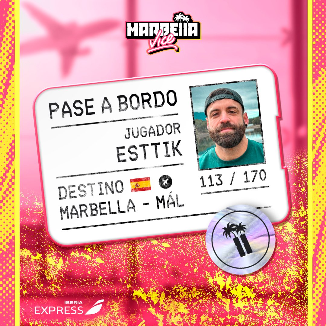 Esperamos que no se coma esta publicación porque capaz es!! Nos ha dicho que va a poner una Burger Smash especial Marbella Vice con extra de picante🍔 Bienvenido, Esttik 😃 @esttiksp (113/170) #MarbellaVice🌴