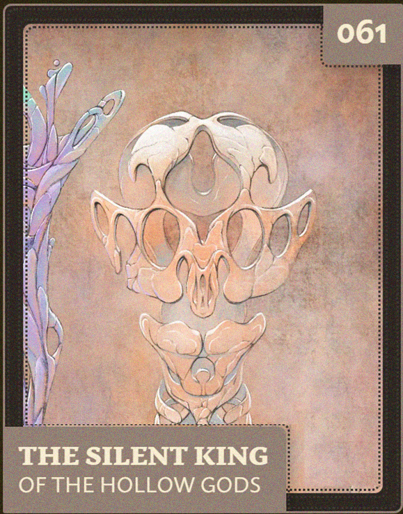 Lets check out the latest @the187 character reveal from @truth. The Silent King of the Hollow Gods He was a poet and musician until disaster struck the planet of Threst, turning some into a race of 'hollow gods.' His body was gone but he remained alive, sort of.