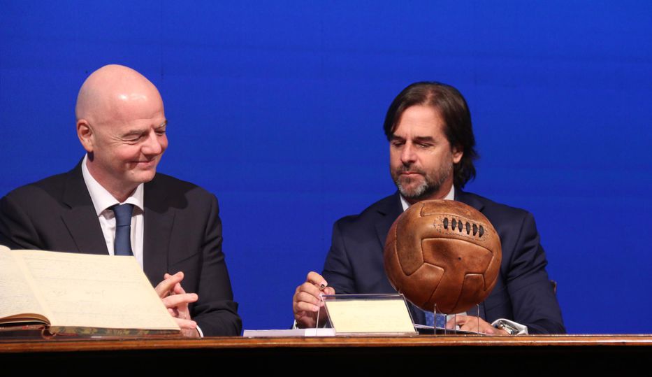 .@Uruguay have asked @FIFAcom to host the 2030 World Cup draw • President Luis Lacalle Pou said he discussed this week stating, “Infantino thinks it's ok.”