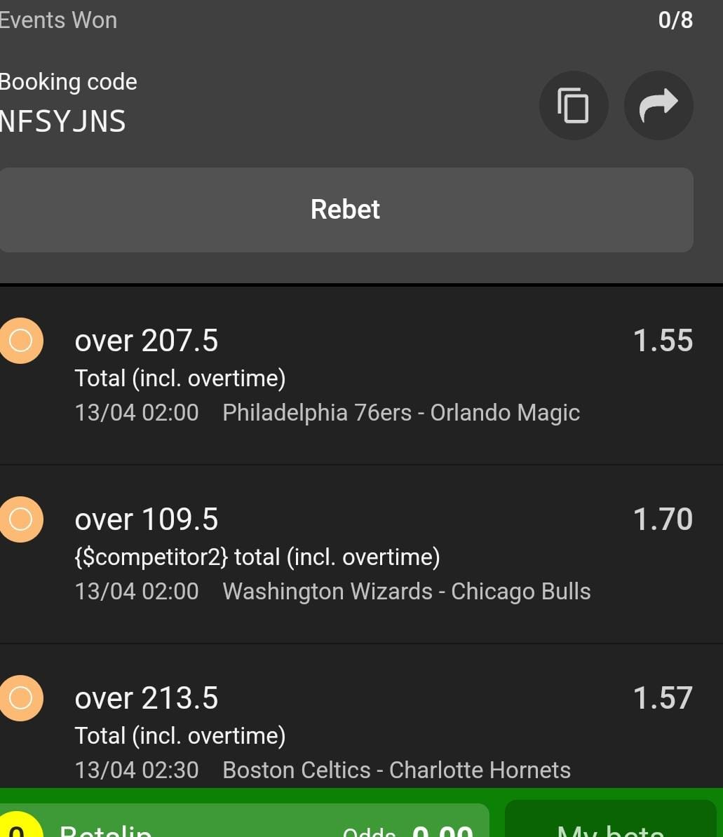 👉TUAMKIE BREAKFAST ..SURE NBA 🏀🏀 ✅53+ Odds . Worthy WIN LINK👉 odibets.com/share/NFSYJNS Tisiikose this ,,FREE Money 💰💰