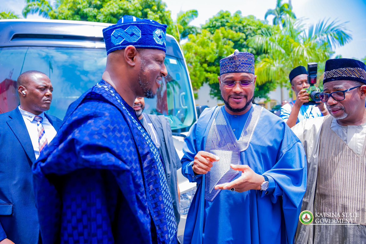 The Katsina State Governor, Malam Dikko Umaru Radda, alongside his fellow governors from the Nigeria Governor's Forum, had the honor of paying a respectful Sallah visit to President Bola Ahmed Tinubu at his residence in Lagos.