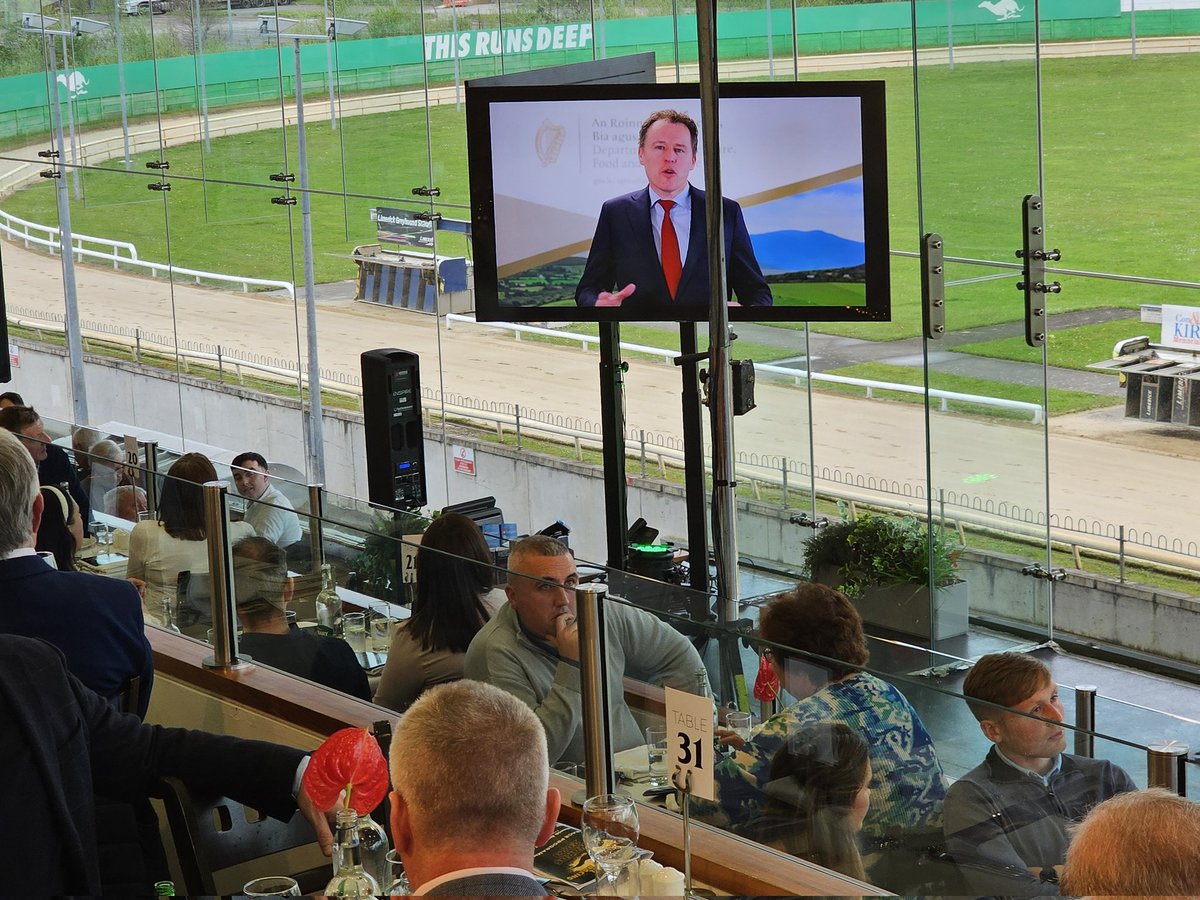 While Minister Charlie McConalogue couldn't be with us tonight, we are thankful for the welcome address from him tonight, wishing all involved in our sport the very best for the future.

#GreyhoundAwards #GoGreyhoundRacing #ThisRunsDeep