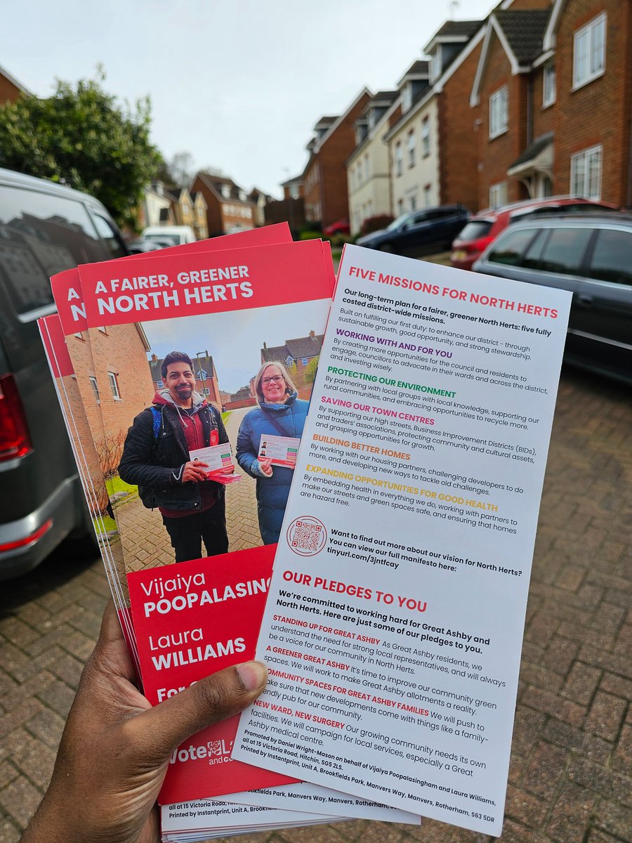 Thursday 2nd May #GreatAshby has a choice. Vote for status quo, or vote for change with your #Labour candidates. New voices to represent our new ward. Labour has a plan for North Herts. See our manifesto👇 May 2nd, use all your votes for Labour drive.google.com/file/d/1r_NF0v……