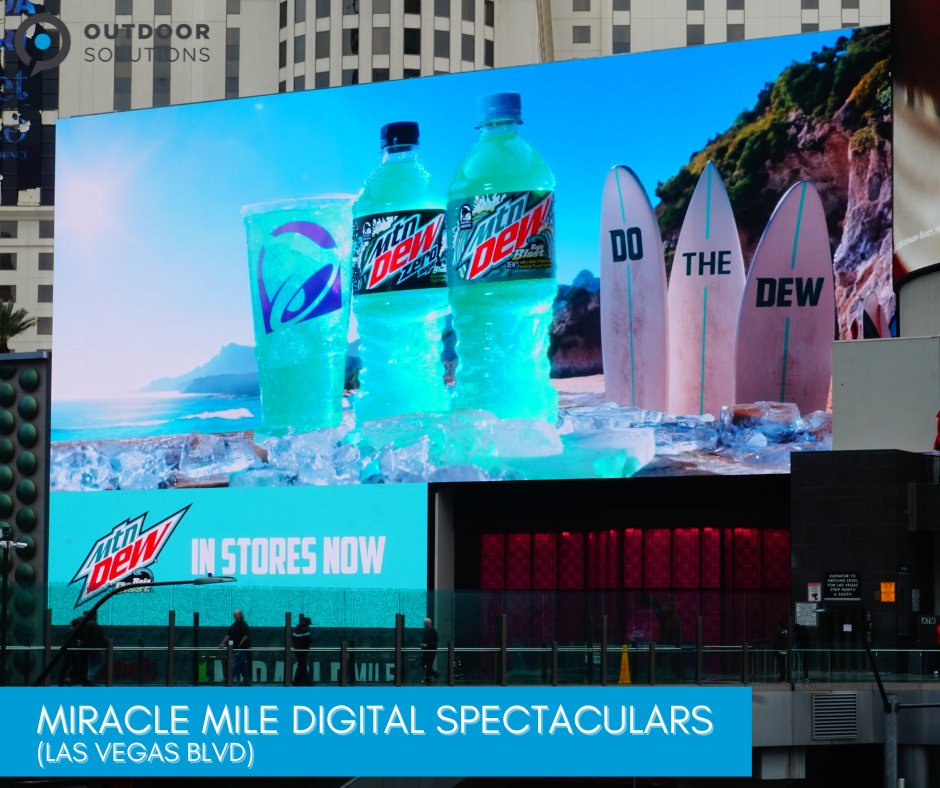 Unleash the thrill of the tropics with Mountain Dew Baja Blast! Dive into a rush of refreshing citrus flavor blended with a hint of tropical paradise in every sip. 

#bajablast #mountaindew #outdoorspace #oohadvertising #OOH #oohmedia #Advertising #marketing #lasvegas