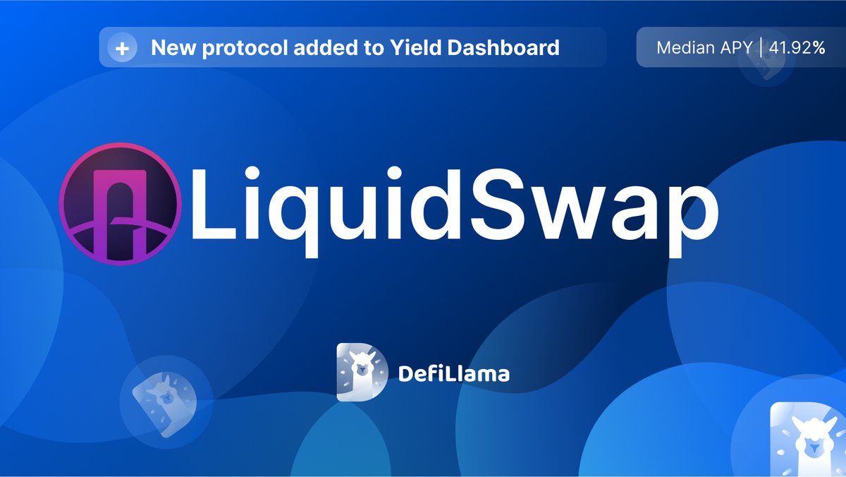 Now tracking LiquidSwap pools @PontemNetwork on our Yield Dashboard