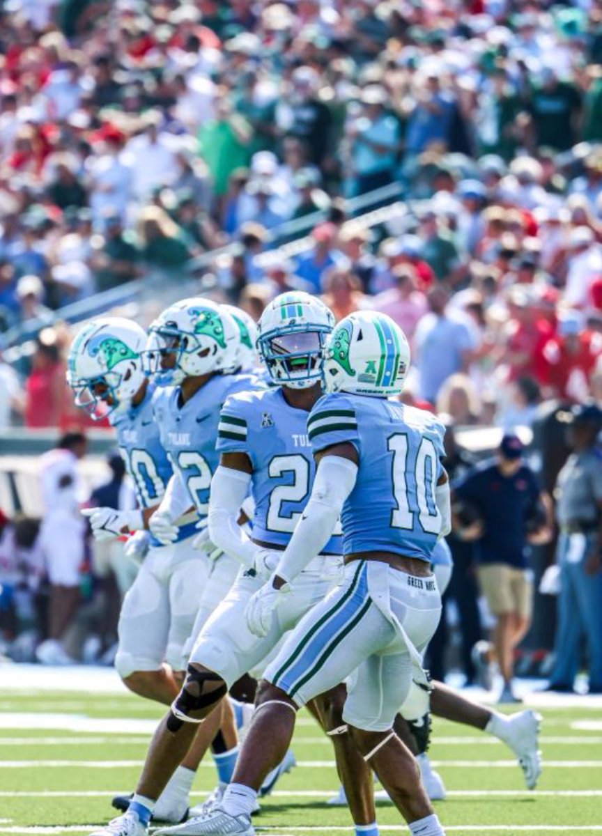 #AGTG After a Great visit and Conversation with @CoachRGreene I Am Beyond Blessed To Receive a Offer From Tulane University #RollWave🟢🌊