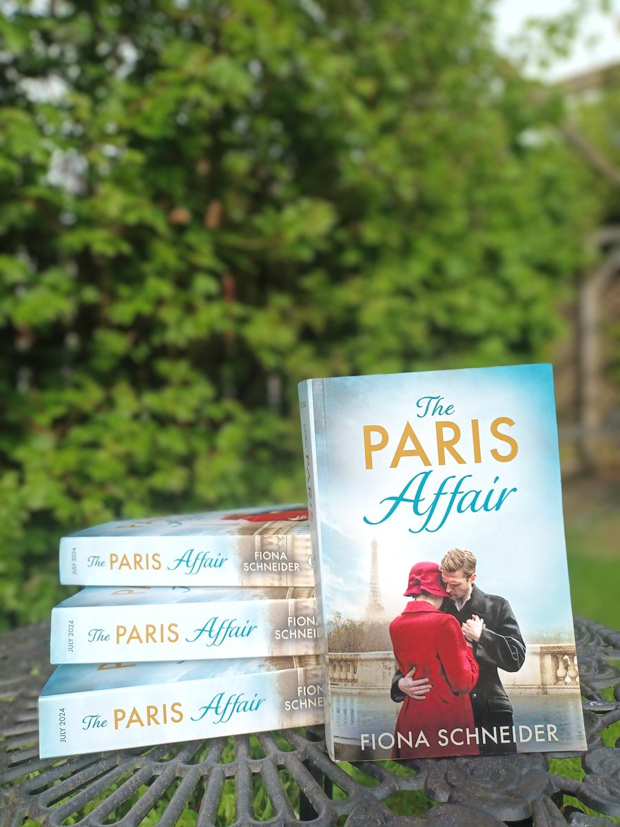 I'm still pinching myself that the idea I had a few years ago is now a fully-fledged book! In just under three months, #TheParisAffair will be published. You can discover more in my newsletter, which comes out tomorrow. fionaschneider.net/contact-and-su… Happy Friday xxx 💙❤️