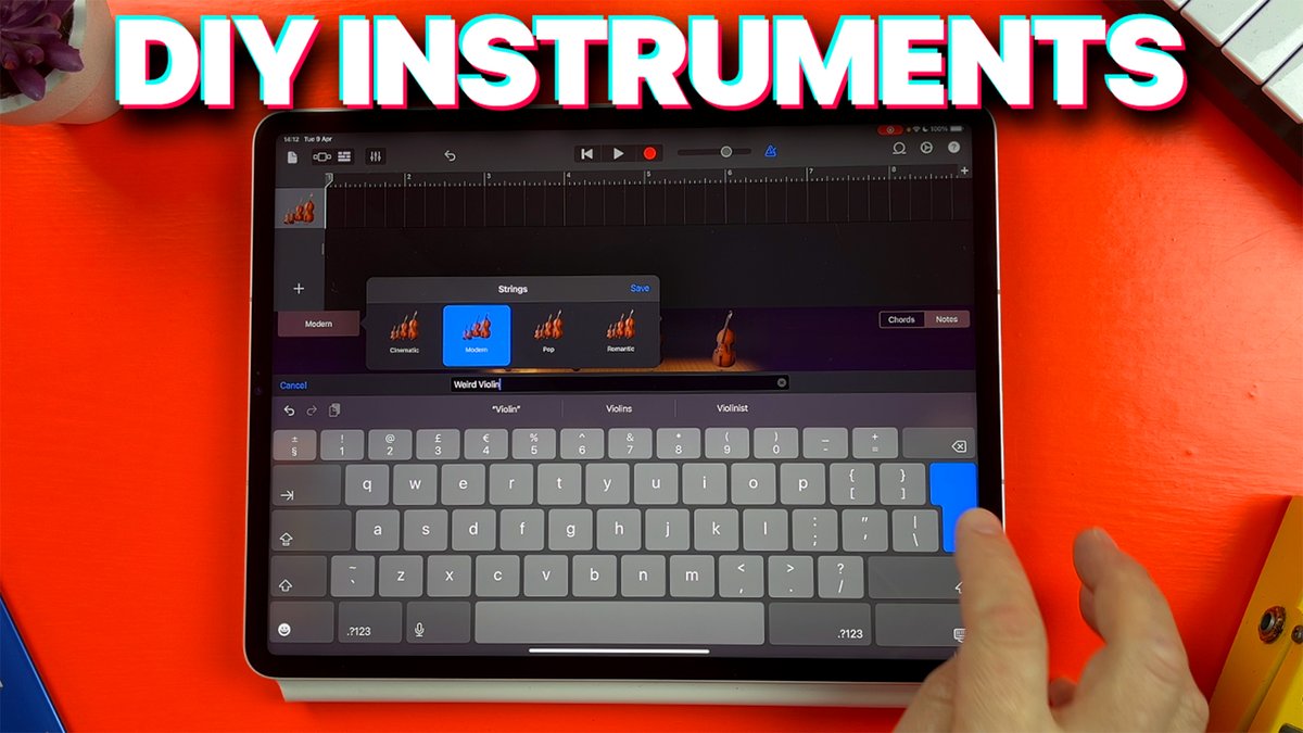 GarageBand for iOS comes with loads of great sounding instruments. From realistic strings, to unique drum kits and even a powerful (and previously standalone) synthesizer. Did you know that you can create and save your own instrument sounds? youtube.com/watch?v=prh4gA…