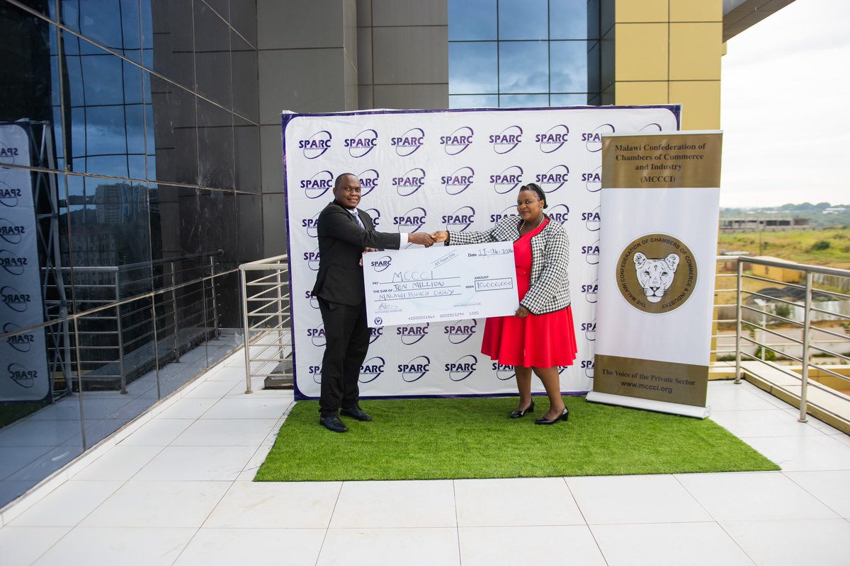 Ending the week on a high note through our ten million kwacha contribution towards the 2024 Business Leaders’ Summit happening later this month in Malawi We are delighted to contribute to a cause that will uplift business leaders in Malawi . #CSR #Sparctheundisputed