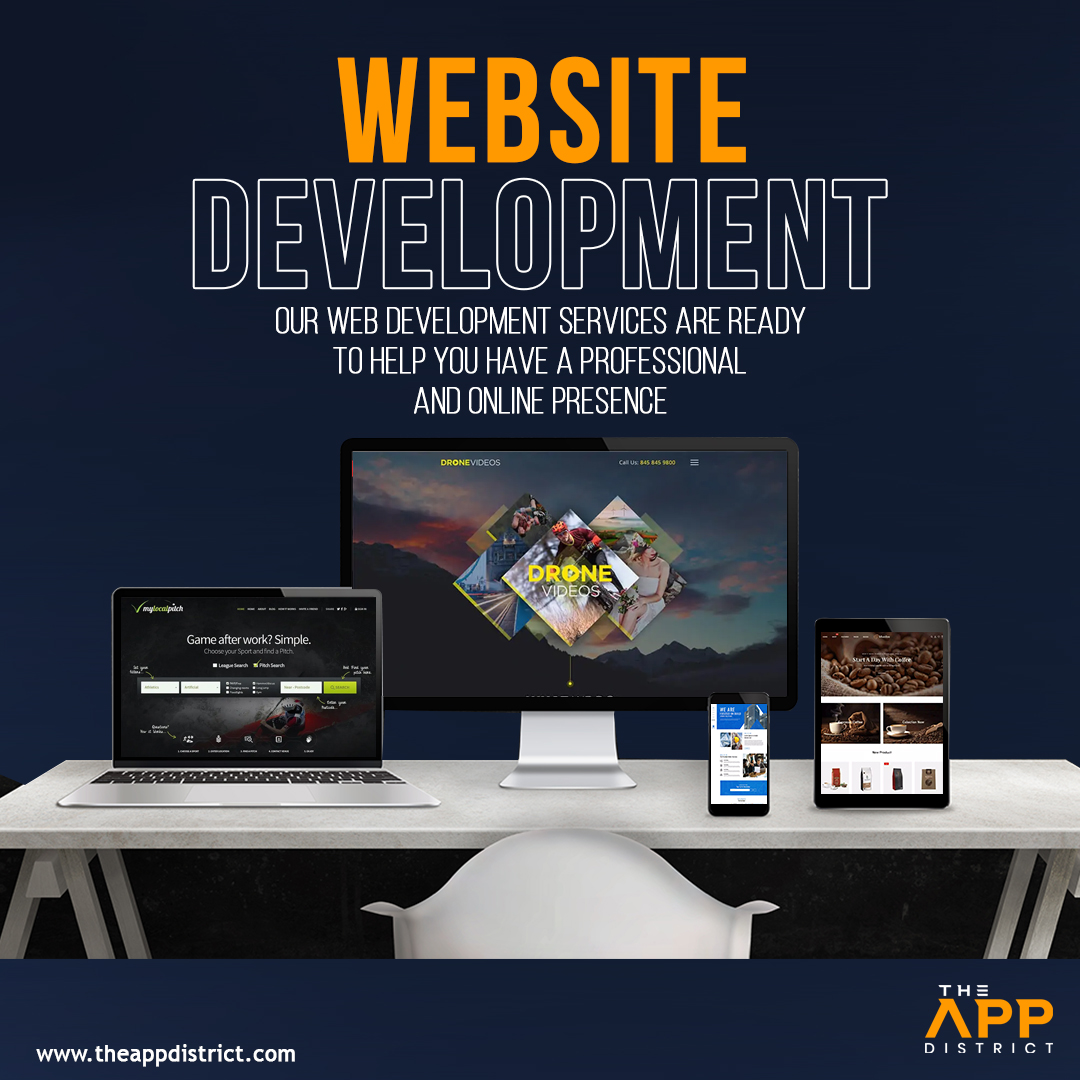 Looking to establish a professional presence on the web? Our top-notch web development services are here to make it happen! 

Let’s collaborate!
theappdistrict.com

#theappdistrict #webdevelopment #webdevelopmentagency #websitedevelopment #websitedevelopmentcompany