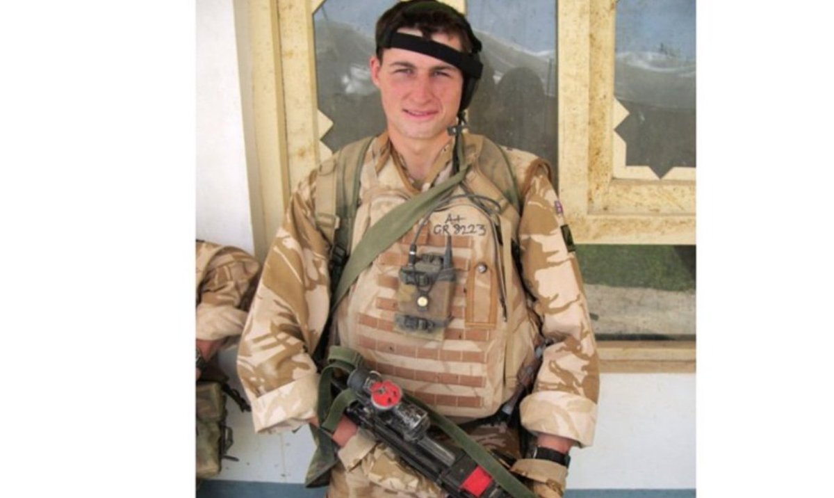 13th April, 2007 Private Chris Gray, aged just 19 from Leicester, and of A Company, 1st Battalion The Royal Anglian Regiment, was killed in action in a firefight with the Taliban, in the town of Now Zad, Helmand Province, Afghanistan Lest we Forget this brave young man 🏴󠁧󠁢󠁥󠁮󠁧󠁿 🇬🇧