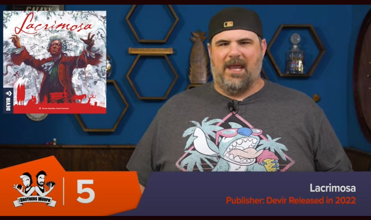 Thanks @BrothersMurph to include Lacrimosa as #5 in Top10 Games that start with L :) 🛠️ with @AscensiGerard 🖌️ @Corominas, Jared Blando 🗜️ @David_Esbri 📑 @MeepleFoundry 📦@devirgames, @DevirIberia youtube.com/watch?v=JZohB2…