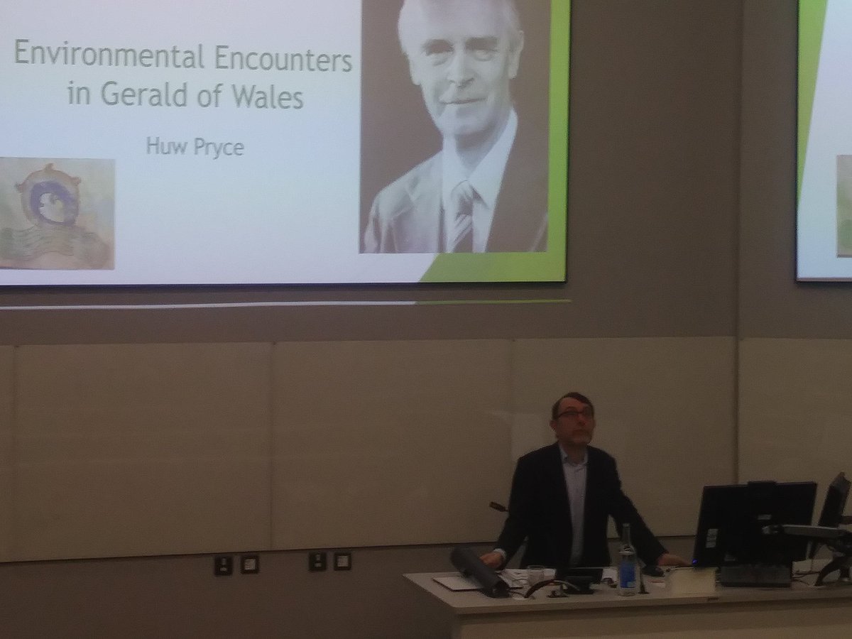 Enjoying some #medieval #history to end the week. Huw Pryce delivering the Henry Loyn Memorial Lecture @CUHistArchRel on Environmental Encounters in Gerlad of Wales.