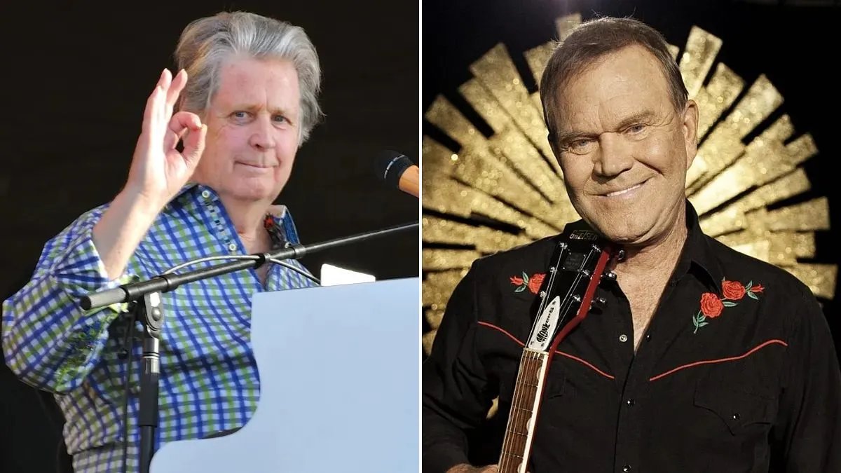 Brian Wilson sings a heartwarming posthumous duet with Glen Campbell on “Strong,” which appears on the upcoming Campbell tribute album → cos.lv/4Jpe50RfeCY