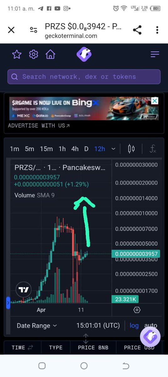 NGUP_TR3Z's tweet photo. ON 🔥 Este token se ve súper fuerte 🤩🤯 me tiene enamorada 

@Perezosotoken @SairenRob https://t.co/XNxoQYzxsM