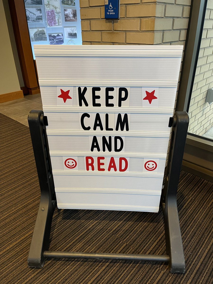 Happy National Library Week! ❤️ Among so many other things, #libraries help us all to… (🙏 @ShrewsburyLib for this sign!)