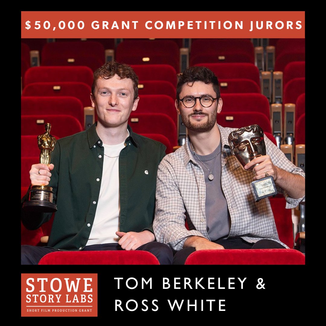 Oscar-winning filmmakers Tom Berkeley and Ross White will join the Stowe Story Labs $50,000 Short Film Production Grant Jury. Learn more about “An Irish Goodbye”, their Academy Award winning film, and grant benefits here: bit.ly/3IAH72i