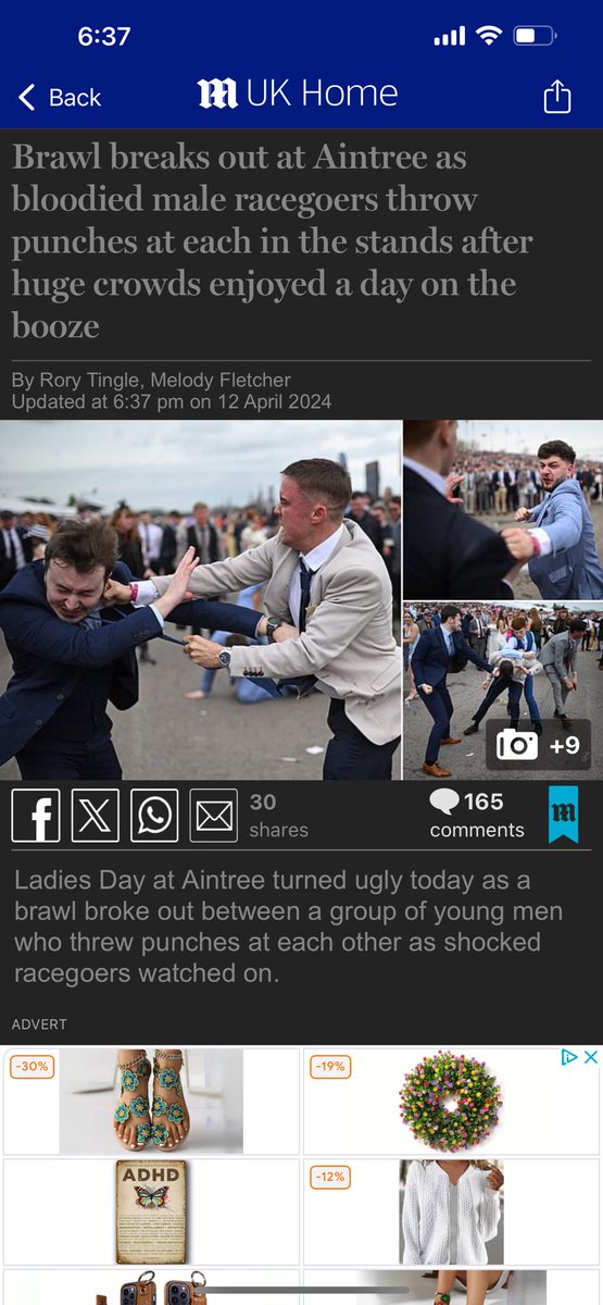 3 things guaranteed in life, taxes, death and fighting at the #GrandNational #LadiesDay 

Fucking gimps