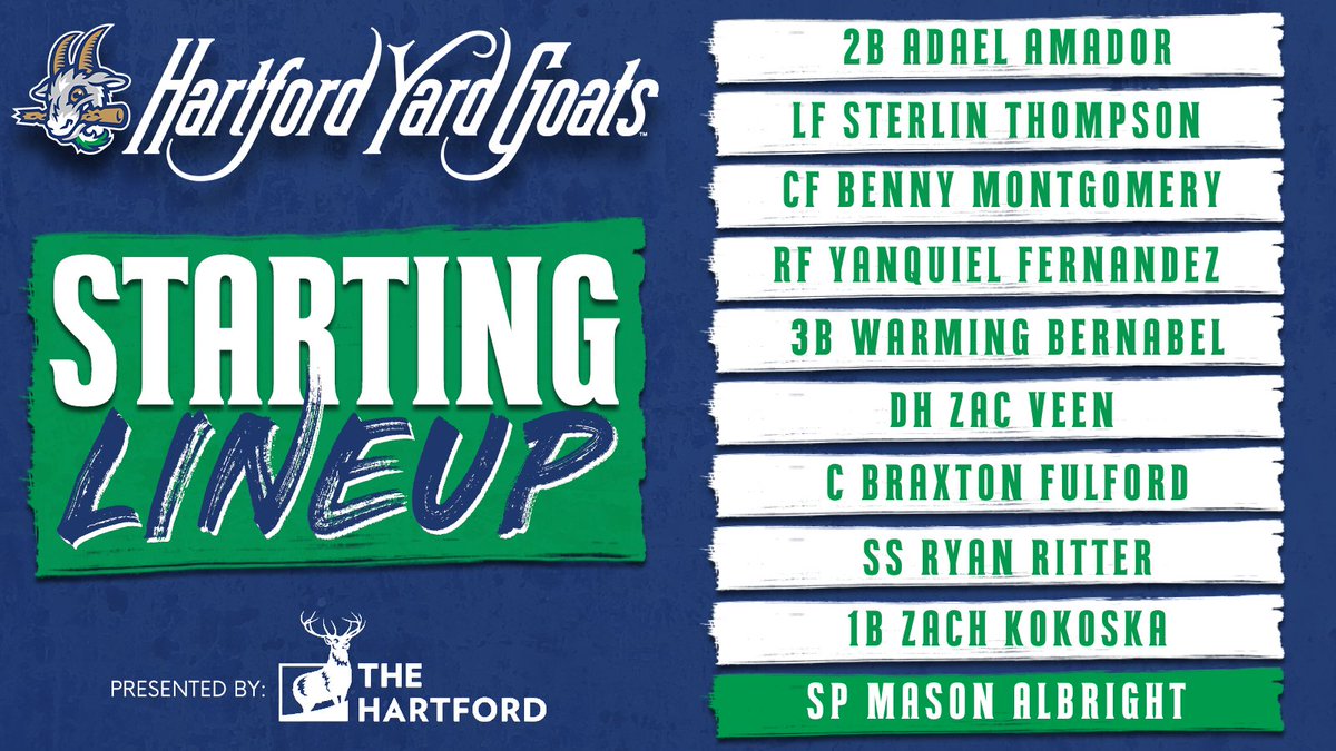 Fri-YAY at the Yard 👊🏼 Starting 9 presented by @TheHartford First pitch ➡️ 7:10pm