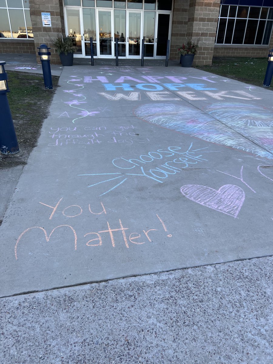 Walking into Tea Area High School this morning. #TitanPride