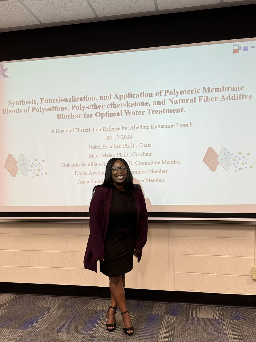 Congratulations to Dr. Abelline Fionah! Your creativity and ingenuity never cease to amaze me! @universityofky @ukychem @InFellows @KYWVLSAMP #NSFStories