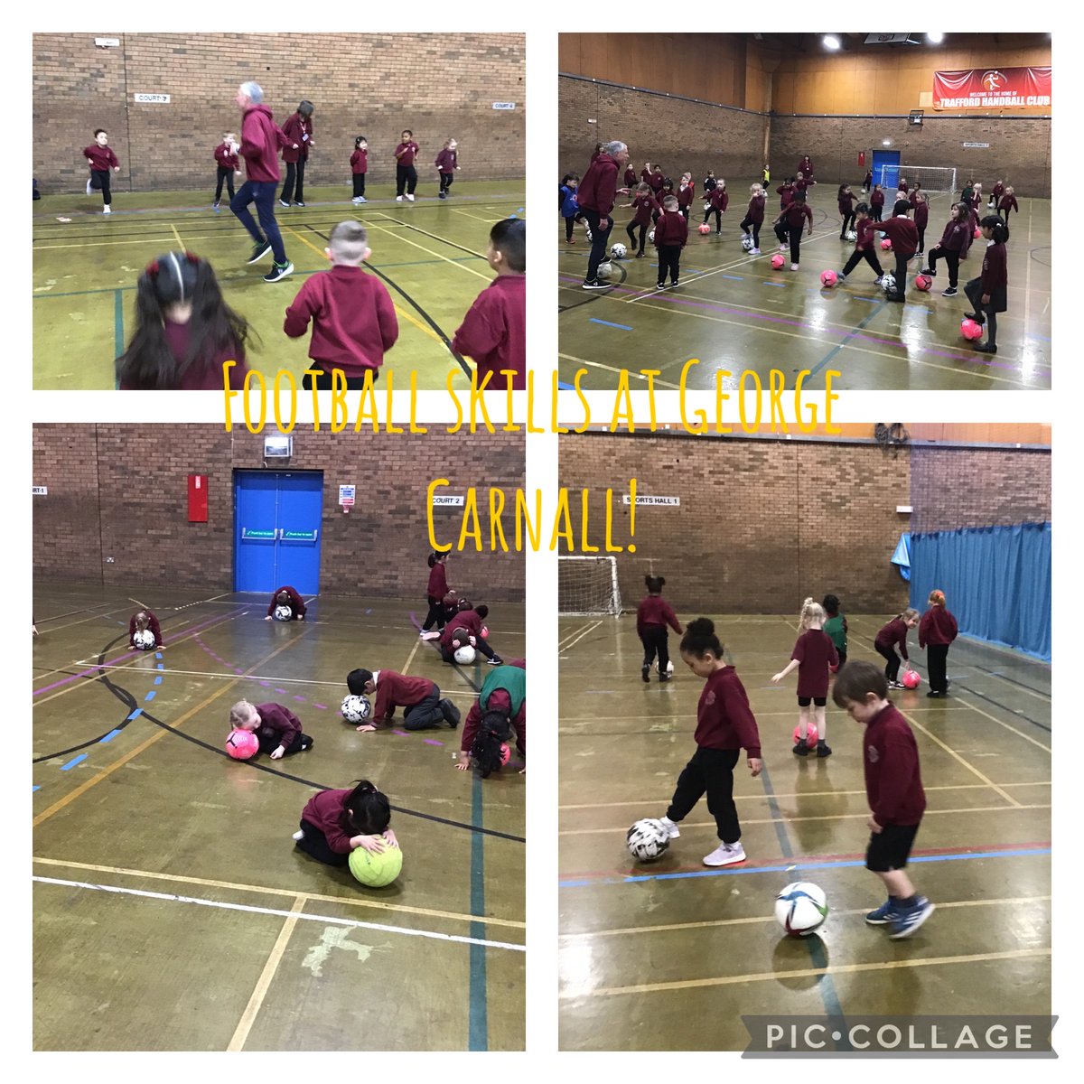 Our Reception Classes had a fantastic morning at George H Carnall Leisure Centre, developing their football skills ⚽️. Thank-you to the Leisure Centre for accommodating us at such short notice.