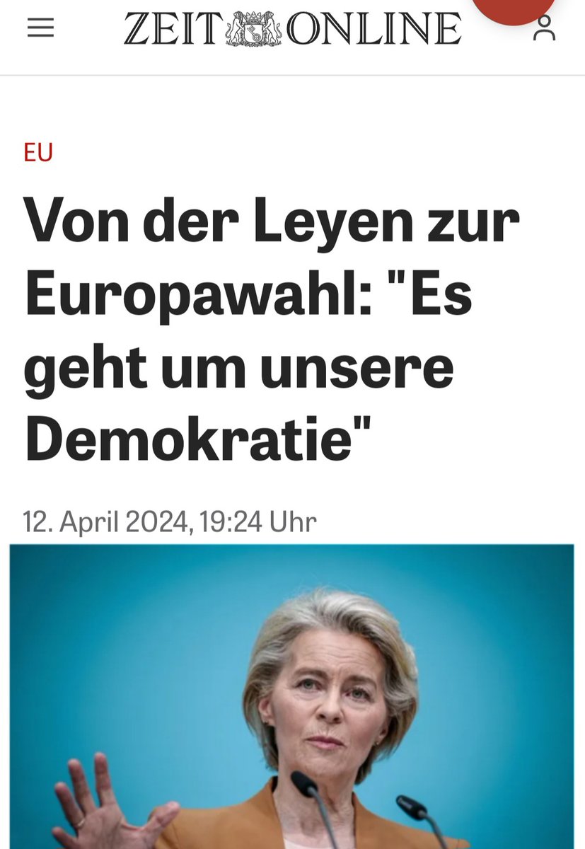 Stimmt, Frau #VonDerLeyen ! Genau deswegen wählen so viele die #AfD. Um Leute wie Sie in die (unverdiente) Rente zu schicken! #Europawahl