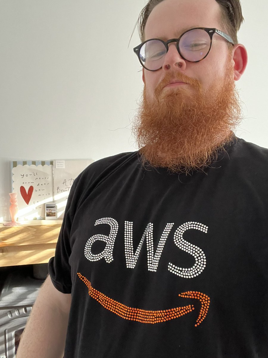 Managed to bag the infamous bejewelled AWS T-shirt at the Belfast cloud club last night. Feedback has been interesting….. 3yo: “It’s very shiny” Wife: “Are you seriously going to wear that?” @instil colleagues: Too much abuse to fit on a single tweet