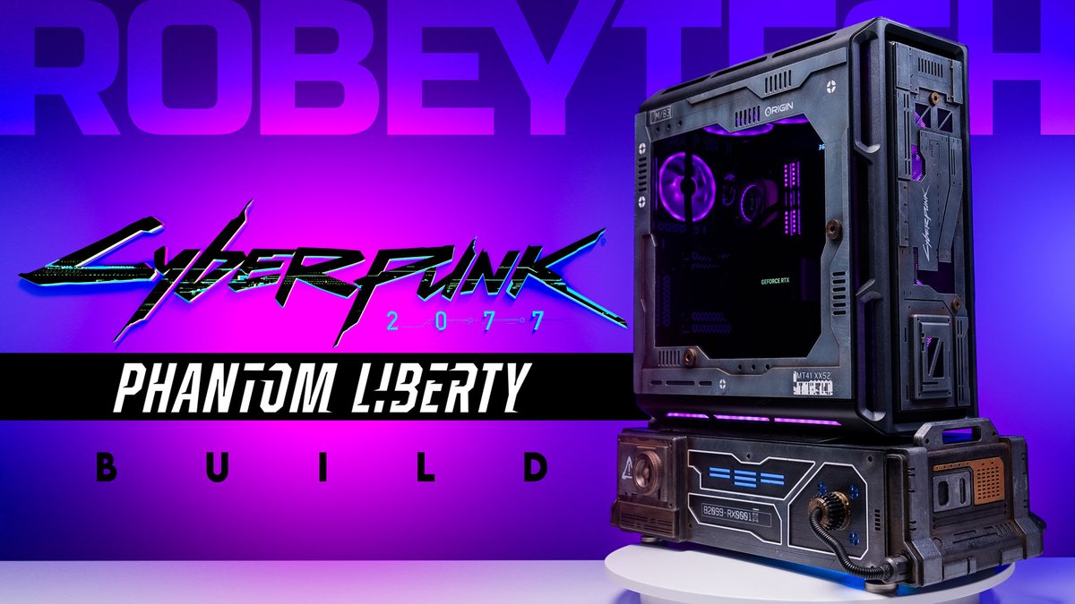 Check out this absolutely epic build we did in partnership with @ORIGINPC, @NVIDIAGeForce and @BlueHorse_STU studios to celebrate the launch of @CyberpunkGame Phantom Liberty. Live now - youtu.be/4523HjCWz4M