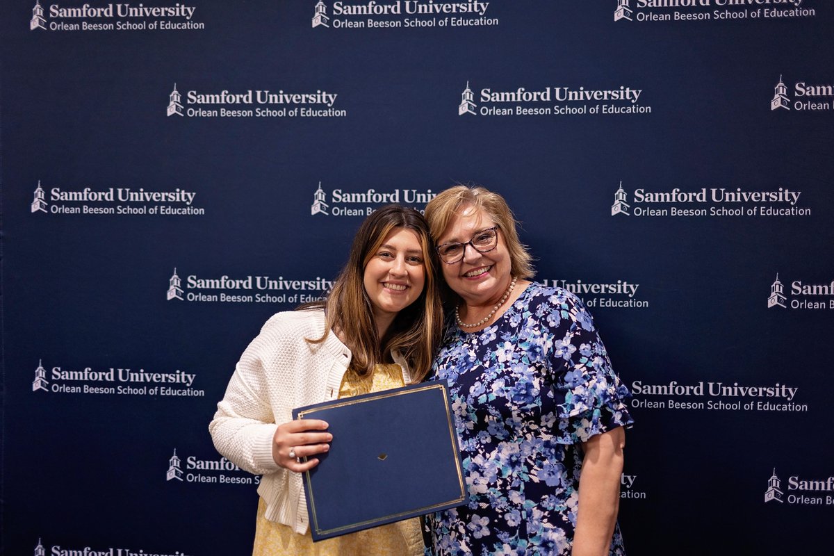 We 💙 all of our 🌟STAR🌟 students! This week Orlean Beeson School of Education honored many of @samfordu's best and brightest 🙇‍♂️ in our annual awards ceremony. You can read more about their accomplishments 💯 by tapping the link 🔗 below! samford.edu/education/news…