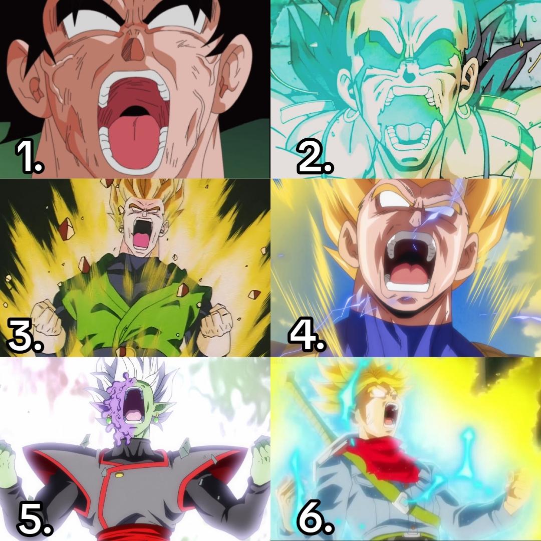 Among these 6, who had the best rage moment? 
And what's your favourite ever? 👀
#DragonBall