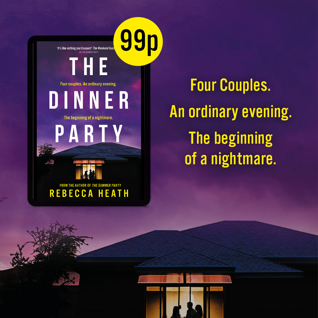 'Adrenaline fueled' ⭐⭐⭐⭐⭐ 'I was desperate to find out what was going on' ⭐⭐⭐⭐⭐ #TheDinnerParty is the exciting new thriller @RHeathAuthor, currently just 99p! 🍽️ amzn.to/3xsnHKB