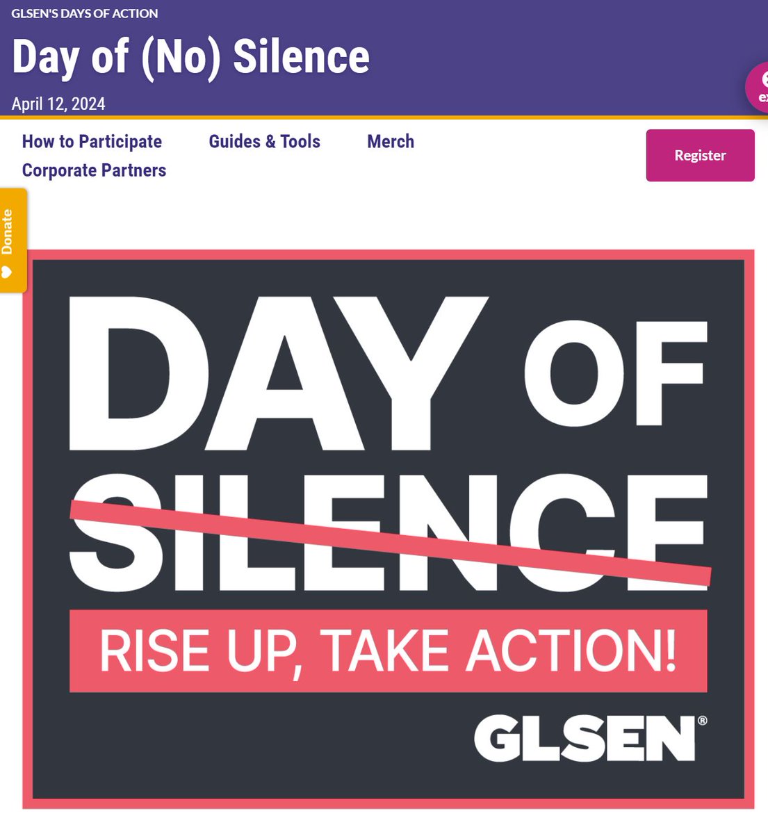 Happy 'Day of No Silence' to the LGBTQ+ community! I look forward to continuing to ensure you aren't silenced and amplifying your voices- primarily through reposting your own tiktok videos :)