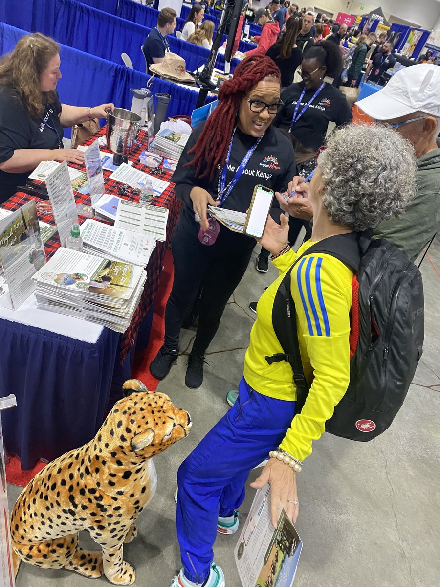 1/2 Day 1 of the Boston Marathon Expo. Meet #MagicalKenya travel specialists at Booth 231, participate in the raffle to win a trip to Kenya, learn more about running with Kenyans and get a chance to 'carry a cheetah home '. #HomeOfChampions @bostonmarathon