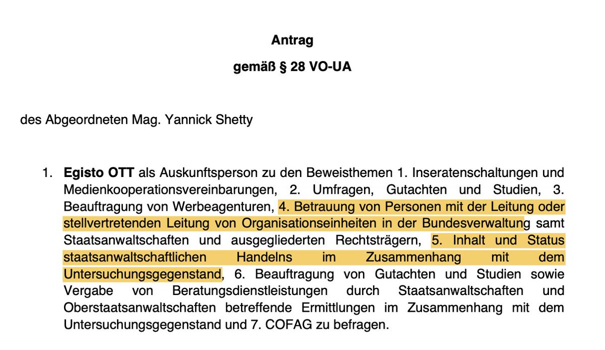 Unser Antrag auf Ladung von Egisto Ott wurde gestern mehrheitlich - gegen die Stimmen der FPÖ - angenommen.