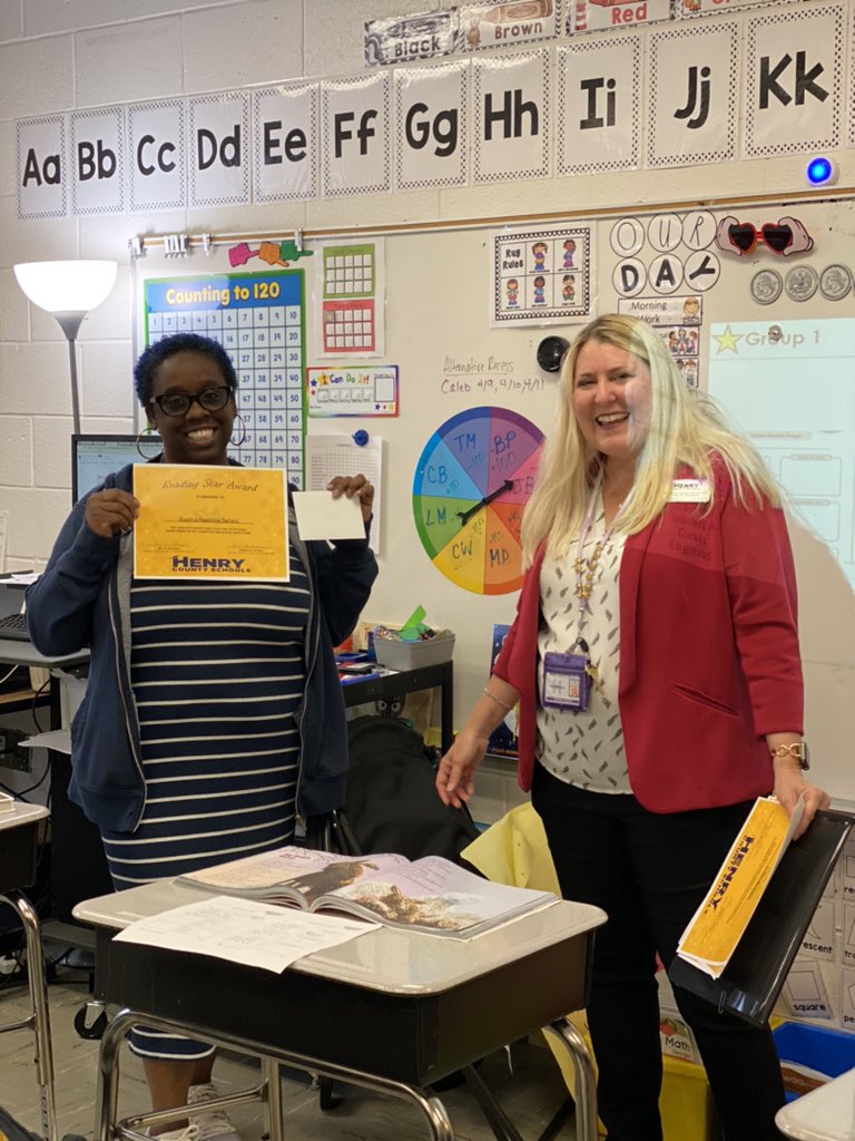 What a surprise! Our area superintendent stopped by with a few special guests to reward our students and staff for making great strides in literacy! @jodyercallaway @Pittsluvs2teach @QuaviousWright @SJacksonEDU2