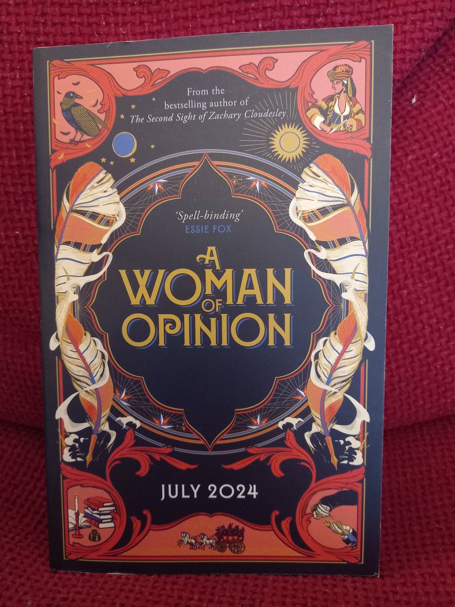 She's here! Thank you @seanlusk1 for this glorious proof copy of #AWomanOfOpinion! I look forward to becoming obsessed with Mary Wortley Montagu - poet, traveller and reformer 🖋🌟📚❤️ Published July 2024 by @DoubledayUK