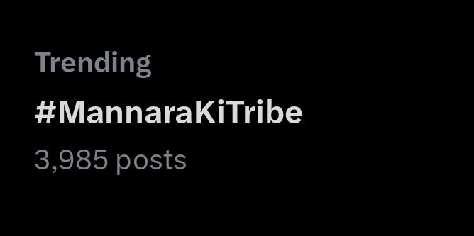 Queen's tribe is trending 🙌💫

#MannaraChopra #MannaraTribe #Mannarians