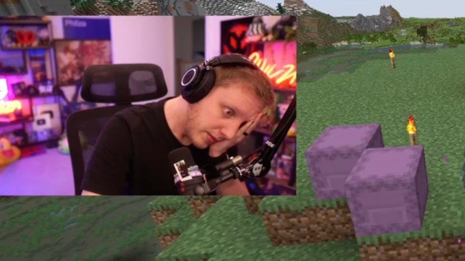 36 year old minecraft man has mental breakdown after saying the word 'rhombus' out loud for the first time in 20 years, 2024 (colourised)
