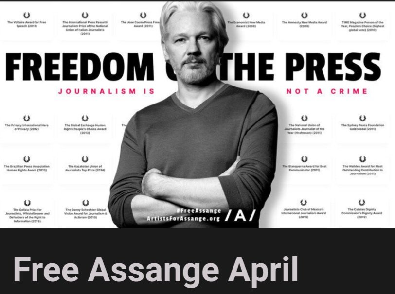 1,829 días preso.
#YaBasta
#FreeAssangeNOW 
@JoeBiden 
@USAmbMex 
#LibertadDeExpresión