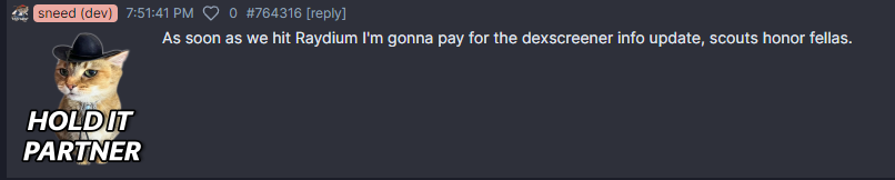 SolCatCowboy's tweet photo. Scouts honor fellas.

$CATBOY

https://t.co/bgx8QlE7Cr https://t.co/w4iiyDzchN