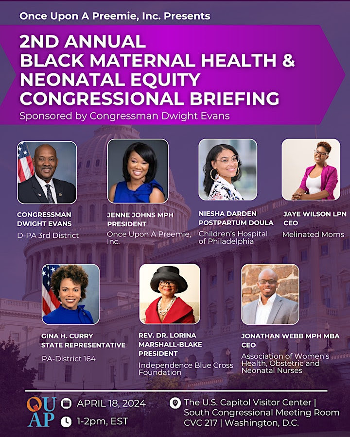 If you're in Washington, DC, join our wonderful MHI-RH hub member, Jaye Wilson, CEO of @melinatedmoms, at the 2nd Annual Black Maternal Health & Neonatal Equity Congressional Briefing on April 18! There are very few tickets left - reserve your spot now: eventbrite.com/e/once-upon-a-…