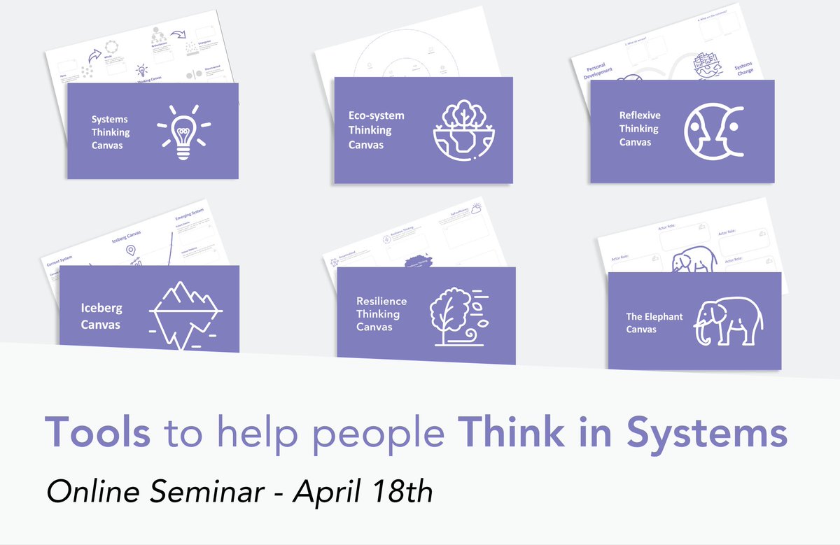 Happening this coming week at Si, we will be hosting this seminar for you to learn about tools to help people think systemically about a challenge. Full info here: t.ly/gHgwG