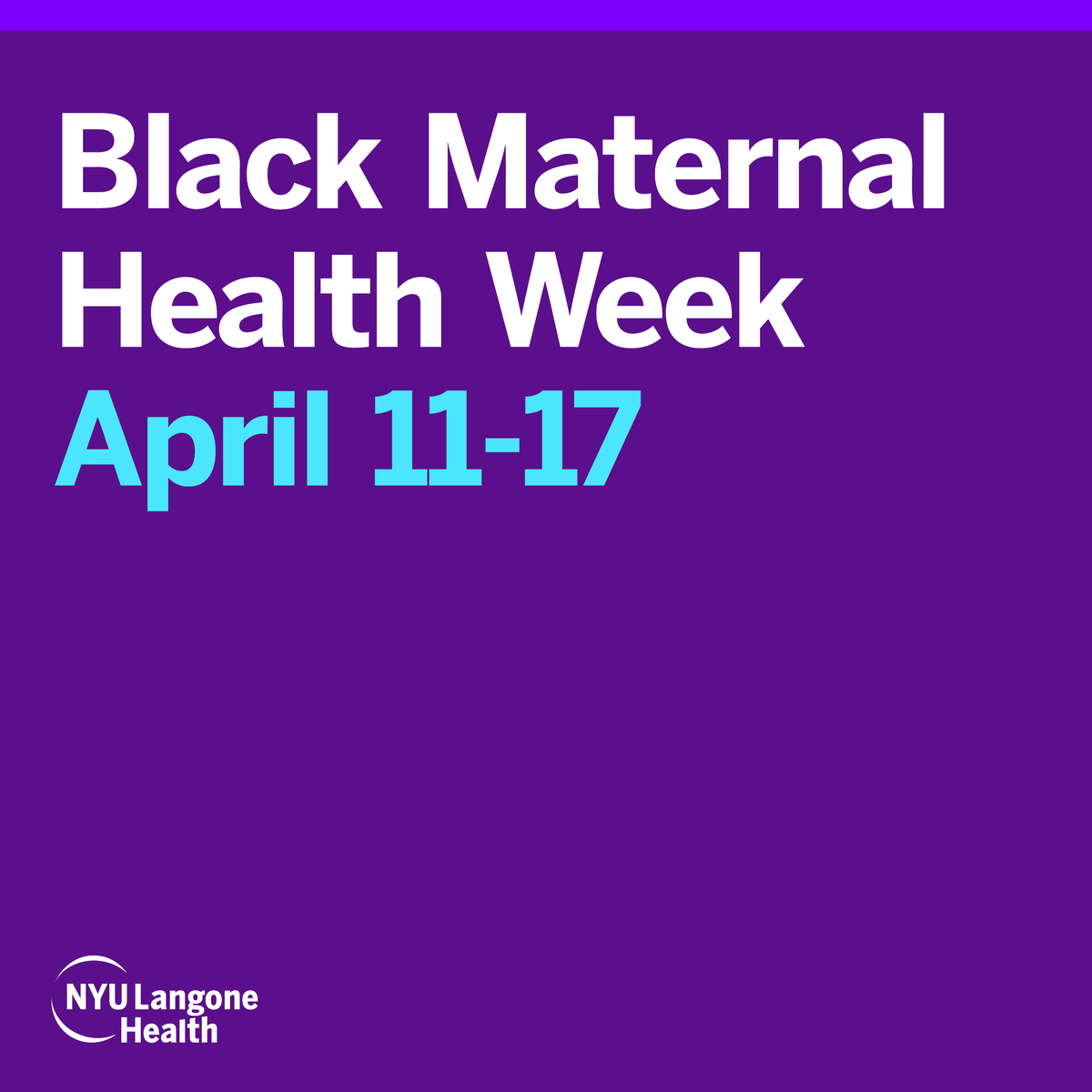 #BlackMaternalHealthWeek is a week of awareness, justice, and community-building aimed at elevating and empowering the voices of Black mothers. Learn about the work we are doing to improve maternal health led by @DrNatWilliams: bit.ly/49r57R4 #maternalhealthequity