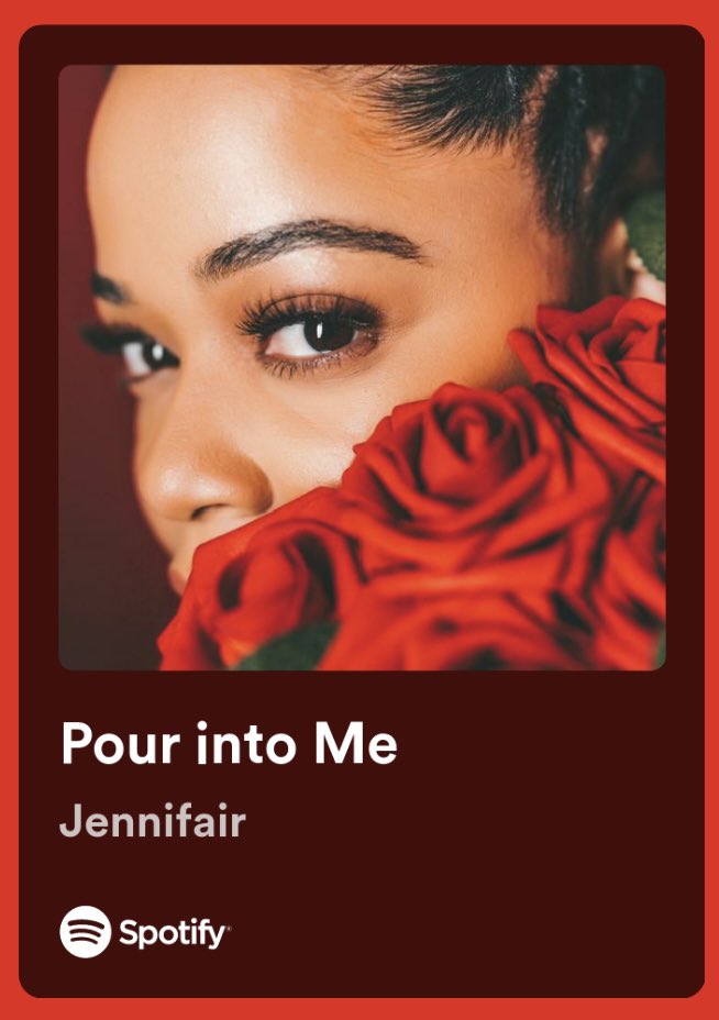 “Pour Into Me” #Jennifair #newmusicalert #newmusic open.spotify.com/album/5ZoFgVCw…